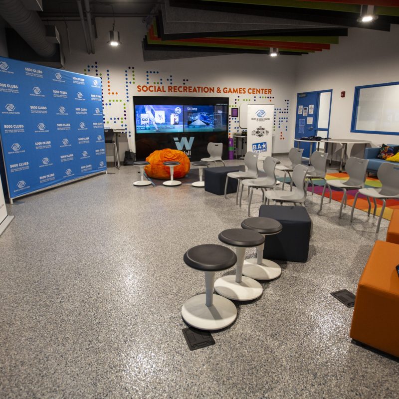 Boys & Girls Clubs of America opens it’s 5000th clubhouse on Wednesday Apr. 12, 2023 in South Elgin, Ill. (John Konstantaras/AP Images for Boys & Girls Clubs of America)